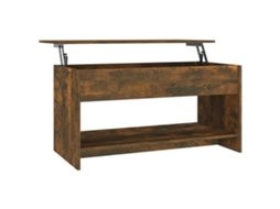 Coffee Table, Coffee Tables Vidaxl Marrom Madeira Processada (102 X 50 X 52.5 Cm)