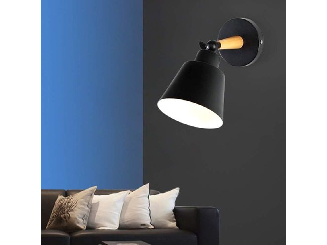 Conjunto de 2 luminárias de parede vintage, estilo industrial retrô (BRILVIBERA)