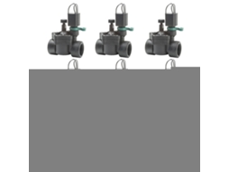 Válvula Solenoide RAIN Rn 150 24v 3/4” com Regulador de Fluxo (pacote com 8)