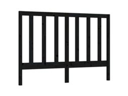 Cabeceira de Cama 146x4x100 Cm Pinho Maciço Marrom MAISON EXCLUSIVE