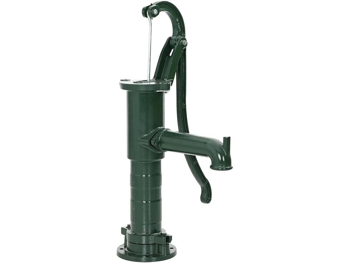 Bomba De Água Manual Vidaxl Verde Ferro