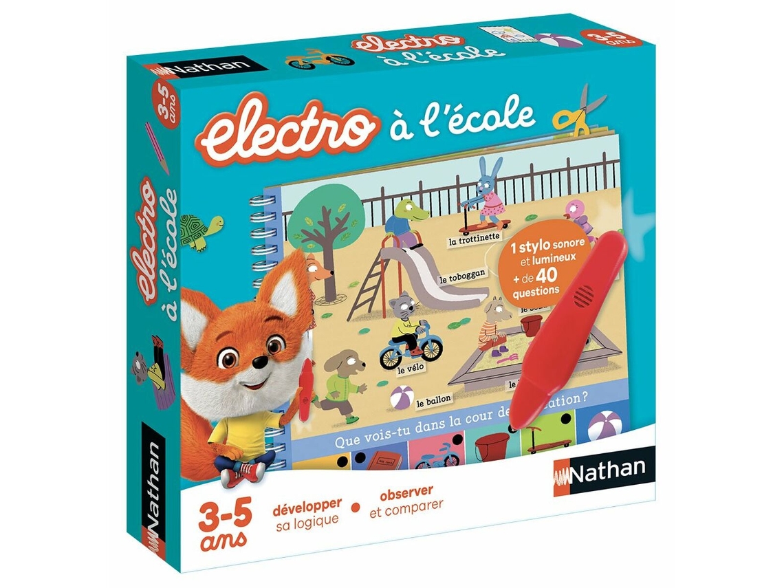 Jogo Educativo NATHAN Electro School Idade Mínima Recomendada: 3 anos)