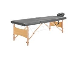 Massage Table, Massage Tables Vidaxl Antracite Madeira