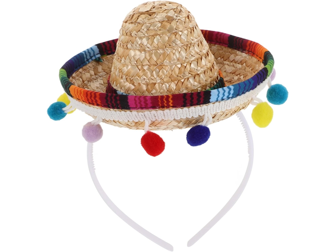 Mini Chapéu de Cowboy Mexicano Cabelo Festa CHABERLU