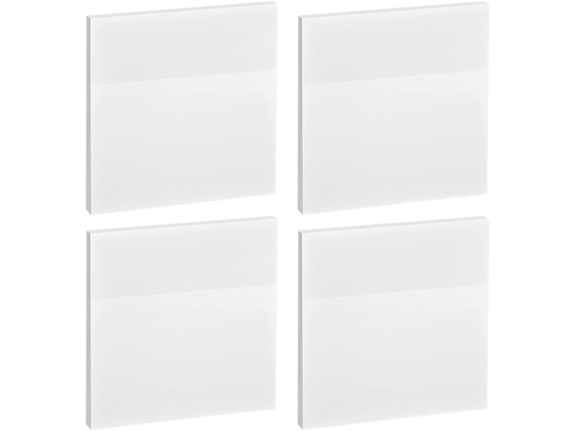 4 Blocos de Notas Autoadesivos de Bolso para Mesa, Materiais para Anotações Domésticas, Adesivos