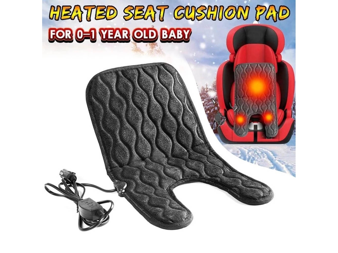 Capa De Almofada Aquecida Para Assento De Bebê De Carro Universal 12v, Tapete Aquecedor Doméstico Para Outono E Inverno Brilvibera