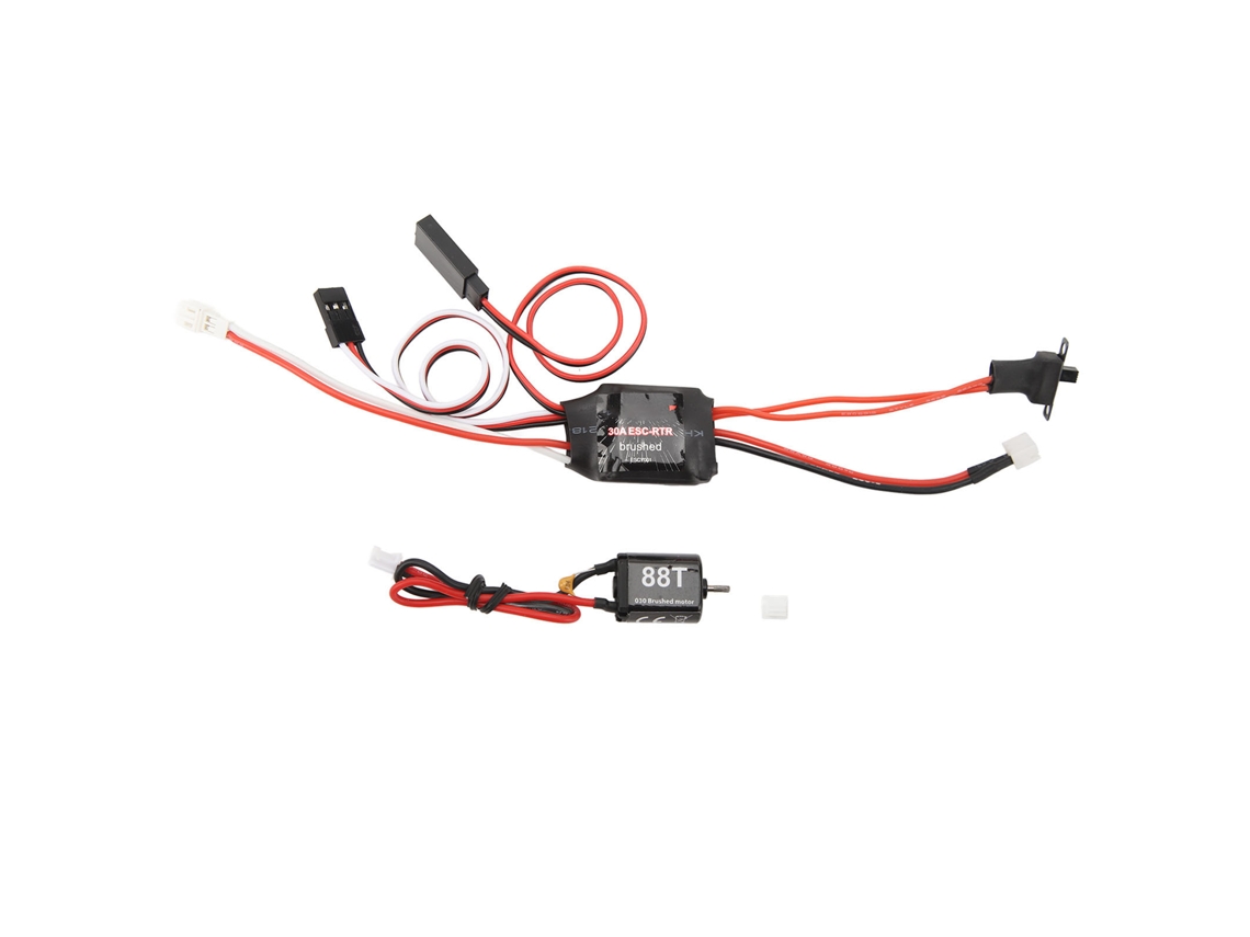 Mali motor Elétrico Brushless Baixo Ruído 88t Leve com Esc para Carro Rc Axial Scx24 1/18 1/24