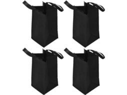 De 4 Suportes Para Garrafas De Vinho Nuobesty Com Alças, Bolsa Reutilizável Para Garrafas De Vinho.