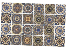 Conjunto de 24 Adesivos Decorativos para Piso e Parede, Ideais para Decoração de Casa. SFUSHOS