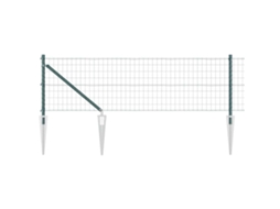 Conjunto 1 Cerca Externa Vidaxl Verde Aço (50 X 0,4 M)