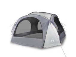 Tenda de Festas Impermeável VIDAXL Branco e Cinzento