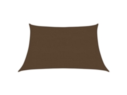Para sol Estilo Vela 160 G/m² 3/4x2 M Pead Castanho MAISON EXCLUSIVE