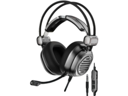 Fones De Ouvido Para Jogos Com Fio, Modelo Over-ear, Driver 53 Mm Som