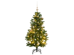 Vidaxl Árvore Natal Artificial Articulada C/ 150 Luzes Led+bolas 150cm