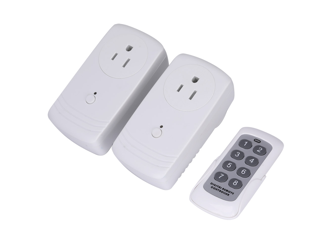 Laxiscreed Interruptor Inteligente Rf Com Controlo Remoto, Compatível Com Os Eua, Alcance Longo E Alta Tensão