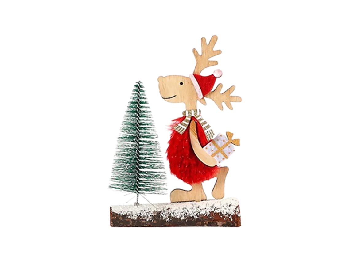 Conjunto De Natal Laxiscreed Com 4 Colheres E Talheres Em Aço Inoxidável, Decoração De Pai Natal E Árvore