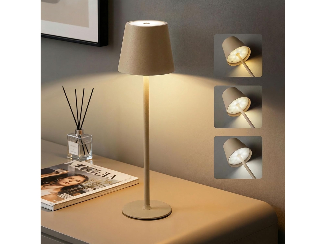 Lâmpada Led Khaki Ajustável 5200mah
