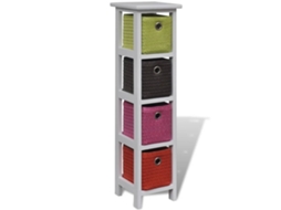 Storage Rack, Storage Racks Vidaxl Branco Madeira (n/a)