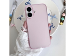 Capa Para Iphone 17 Air Rosa Magnética Ultrafina Com Toque Fosco E Resistente