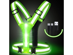 Casaco Refletor Led Usb, Verde de Alta Visibilidade ZYBLSSBB