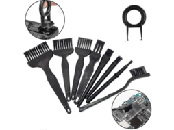 Conjunto De Pincéis Antiestáticos Com 9 Peças Para Limpeza De Eletrônicos, Teclados E Dispositivos