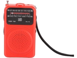 Rádio Fm/am W-215 De Banda Completa Com Todos Os Canais, Interface
