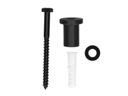 Kit Conector Espaçador Trilho Porta De Granel Aço Carbono