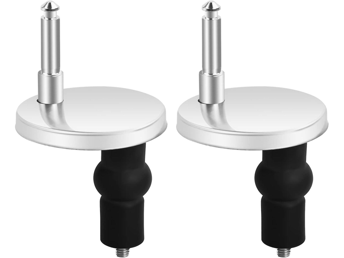 Conjunto de 2 soportes universales para tapa de inodoro, bisagras, resistentes | S/MARCA