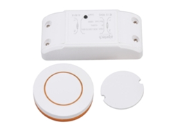 Interruptor Sem Fio Primerox 433mhz 3 Modos Controle Remoto para Eletrodomésticos Amarelo