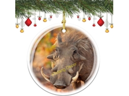Warthog Decoração De Porcelana Dupla Face 7,6 Cm
