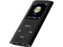 Reprodutor de MP4 de 64 GB, Reprodutor de MP3, Tela Portátil de 64 GB, Música sem Perdas, Suporte para Cartão de 1,8" (Preto)