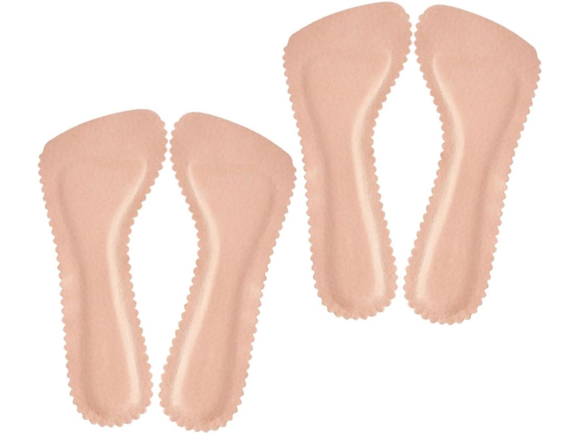 Palmilhas Autoadesivas Invisíveis Callaron Para Sapatos De Salto Alto Femininos, 2 Pares, Tamanho 37-38, Respiráveis E
