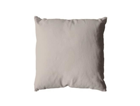Coussin Liso Em Poliéster Com Capa Removível Natural 40x40 Cm