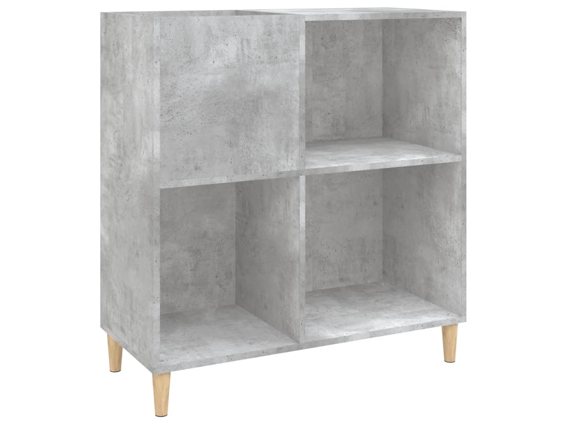 Record Cabinet, Record Cabinets Vidaxl Cinzeto Madeira Processada (n/a)