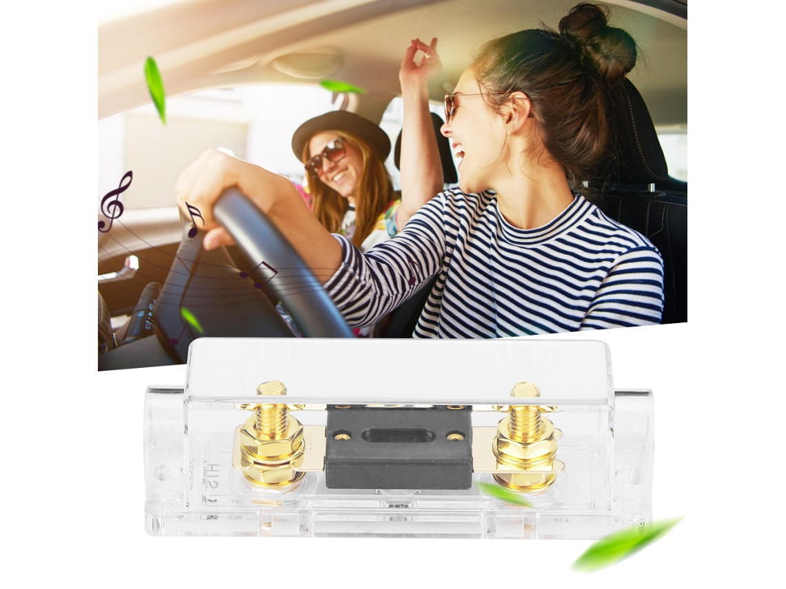 Laxiscreed Caixa De Fusíveis Transparente 100a Para Áudio De Carro, Proteção De Equipamentos Automóveis