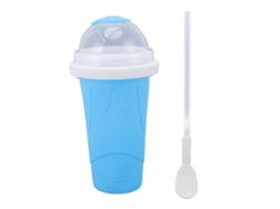 Copo de Smoothies Rápido Congelado Silicone Maker Milk Shake Sorvete 250ml Azul | S/MARCA