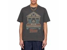 Rockinstone Back To The Future Movie Faded Solid Smoke Adult T-shirt Size:xxxl