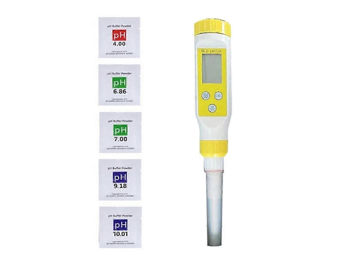 Medidor De Ph Digital Bluetooth Para Alimentos, Testador De Ph De Alta Precisão Para Alimentos