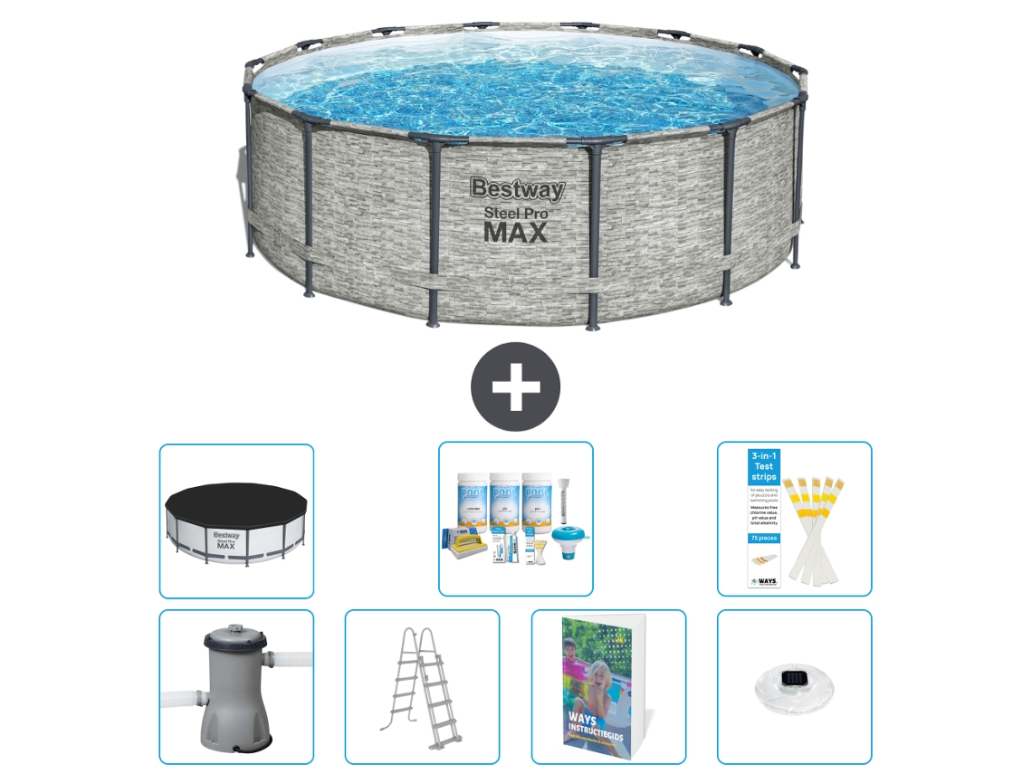 Bestway Piscina Bestway Steel Pro Max Redonda - 427x122 Cm - 8-peças S576