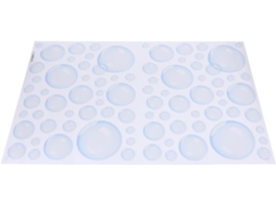 Adesivo Parede Decorativo Branco Pvc Bolhas Resistente Desgaste Ideal Estar Decoração Única Elegante Adequado GOKOCO
