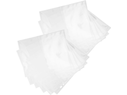 Páginas protetoras transparentes Uonlytech para álbuns de fotos, 30 camadas de plástico tamanho A5, protetores para cartões.