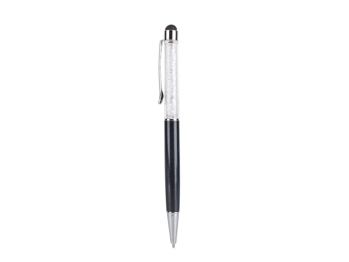 Caneta broca LAXISCREED, diamante, cristal, preta