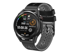 Pulseira De Silicone Perfurada Bicolor De 22 Mm Para Huawei Watch Gt Runner