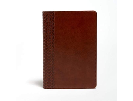Livro KJV Everyday Study Bible, British Tan LeatherTouch de Holman Bible Staff (Inglês)
