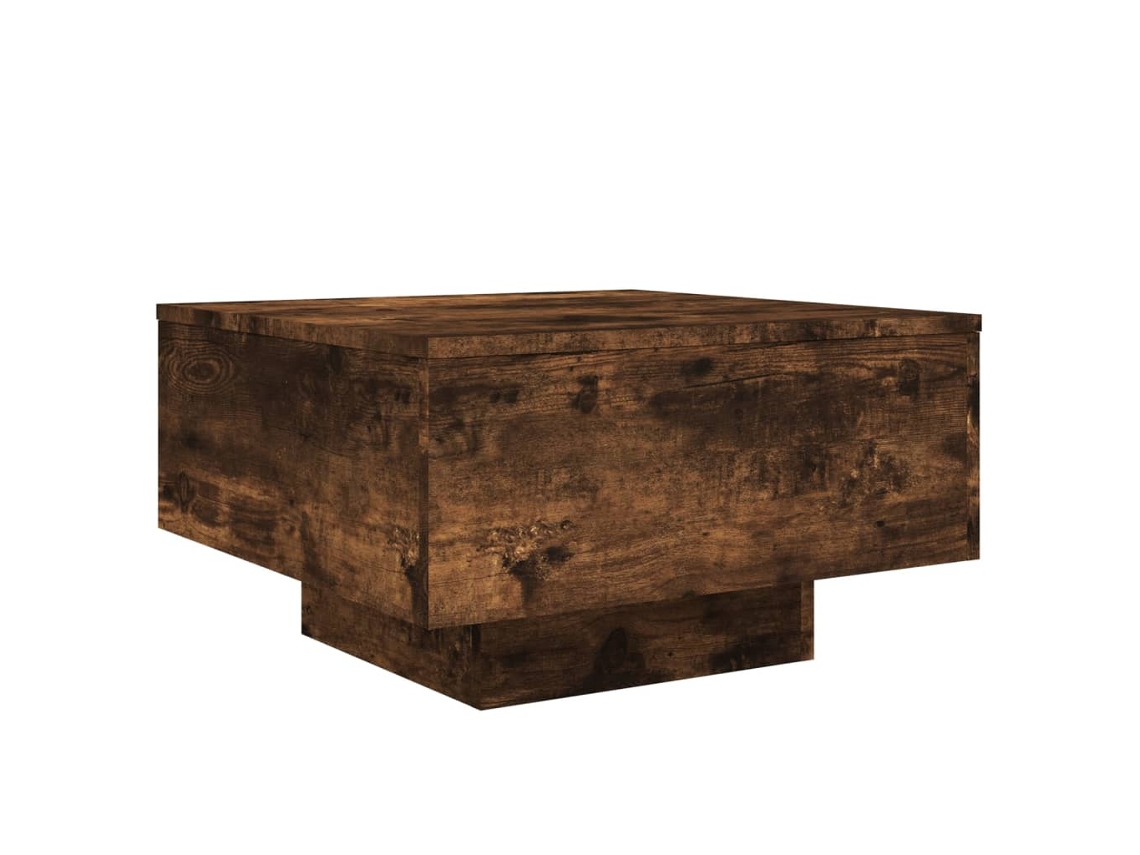 Mesa de centro MAISON EXCLUSIVE em madeira de carvalho defumado com derivados da Madeira (55x55x31 cm)