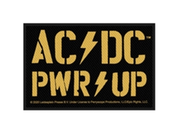 Emblema de Coser ROCK OFF Ac/Dc Pwr-Up