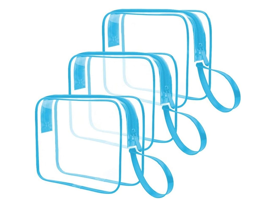 Bolsa De Toalhas Transparente Aprovada Tsa, Bolsa De Cosméticos Límpida Para Viagem