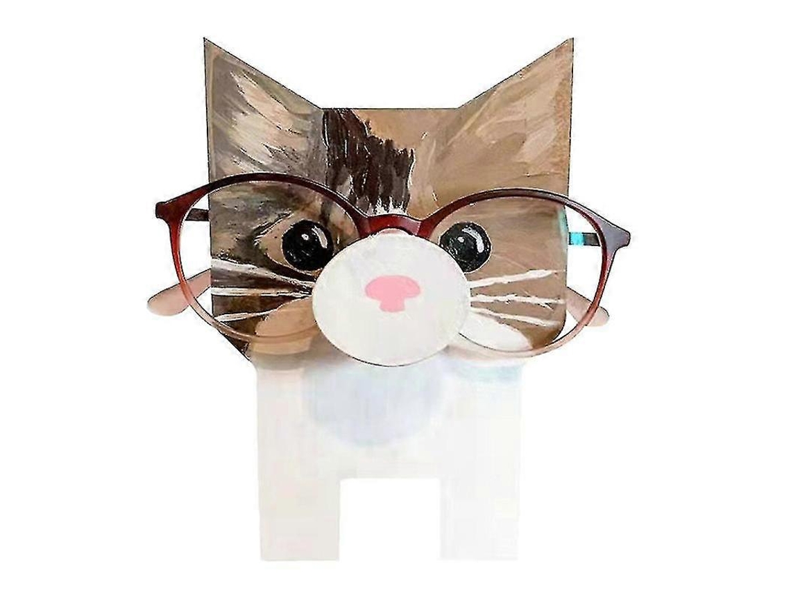 Suporte Para Óculos Em Madeira Com Cabeça De Animal Fofa Em 3d Presente De Natal Hengjian