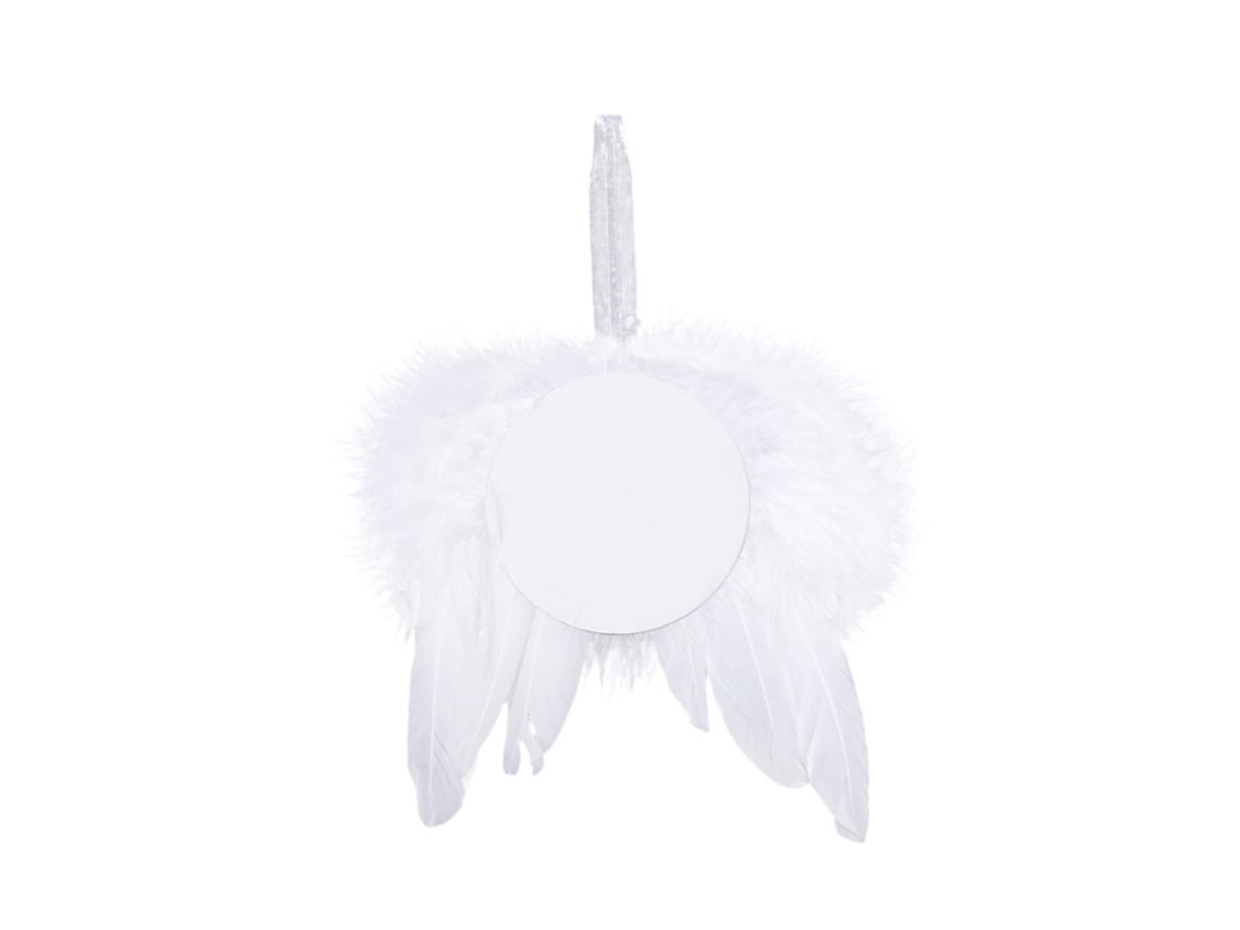 Laxiscreed Adereço De Natal Em Forma De Anjo Com Asa Redonda Para Decoração Festiva