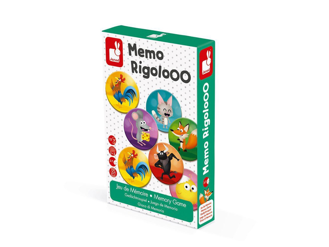 Janod Memory Game Memo Rigolooo
